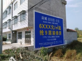 贵阳墙体广告质量分析
