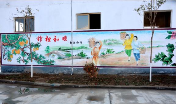 贵阳乡镇文化墙 乡风文明焕发新活力